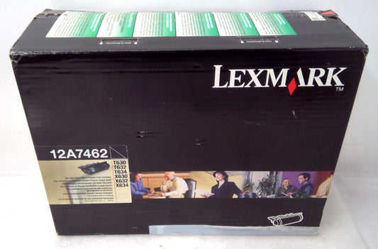 Lexmark 12A7462 Genuine Toner Print Cartridge Black T630/T632/T634/X630/ X632/4
