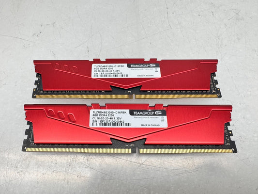 TeamGroup T-Force Vulcan Z 16GB (2x8GB) DDR4 RAM 3200MHz (TLZRD48G3200HC16FBK)