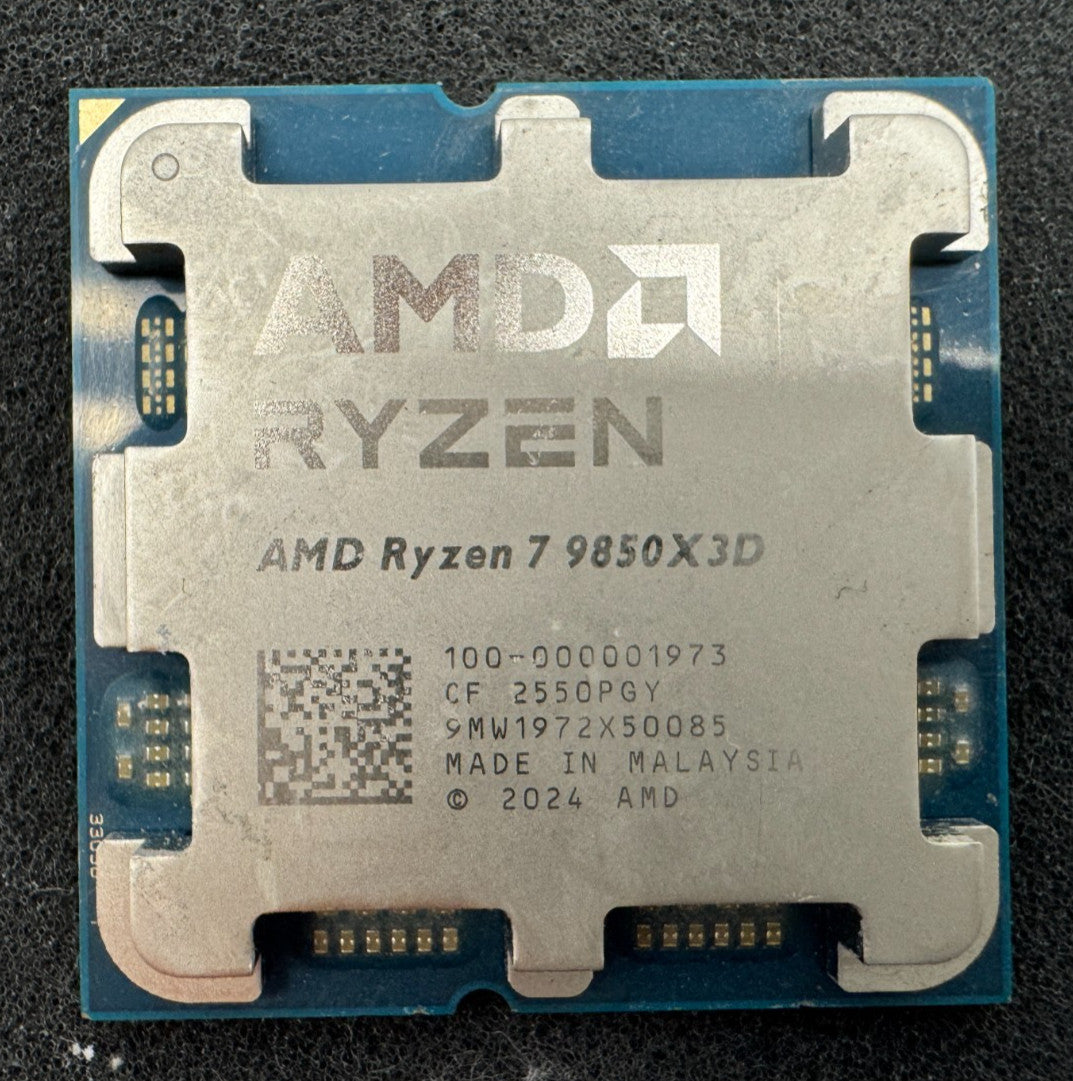 AMD Ryzen 9 9850X3D Processor 4.3GHz, 8-Core, 16-Thread SocketAM5