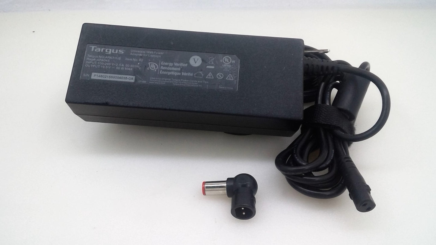 Genuine Targus APA31US Power Adapter 19.5V 4.62A 90W 7.4*5.0mm Tip For Lenove
