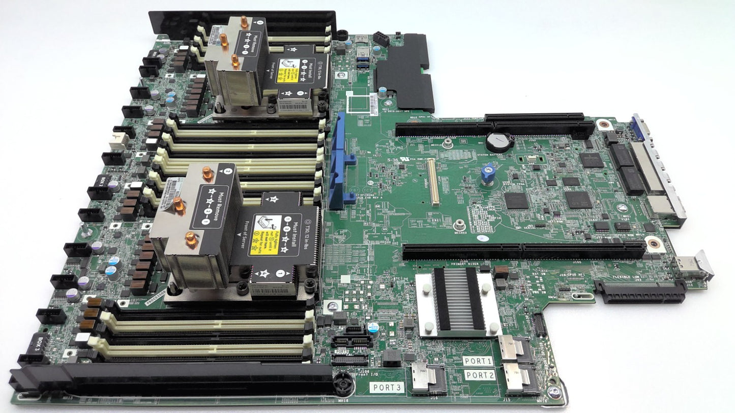 HP ProLiant DL380 Gen10 Socket Dual LGA3647 Server System Board P/N:875073-001