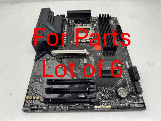 *Lot of 6* *For Parts* GIGABYTE B850 GAMING WIFI6 AMD AM5 LGA 1718 , ATX, DDR5