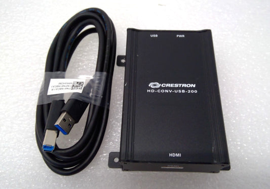 Crestron HD-CONV-USB-200 HDMI to USB 3.0 Converter 6510306 w/ USB Cable