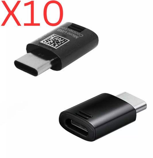 *Lot of 10*  Samsung Micro USB to USB Type-C Adapter Connector