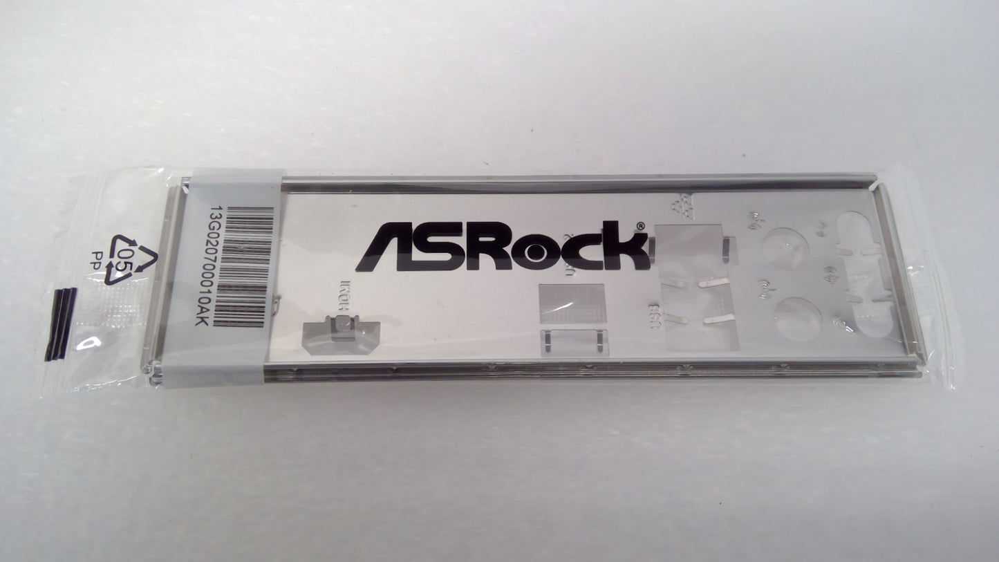 LOT OF 5 NEW  ASRock Motherboard I/O Shield Backplate 13G020700010AK