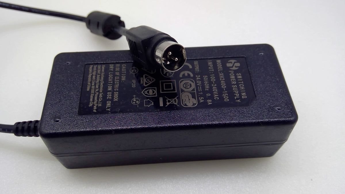 Xunheng XH2400-1500 24V 1.5A 3-Pin Adapter for Powerfit PL-1911 Resteck RE-678