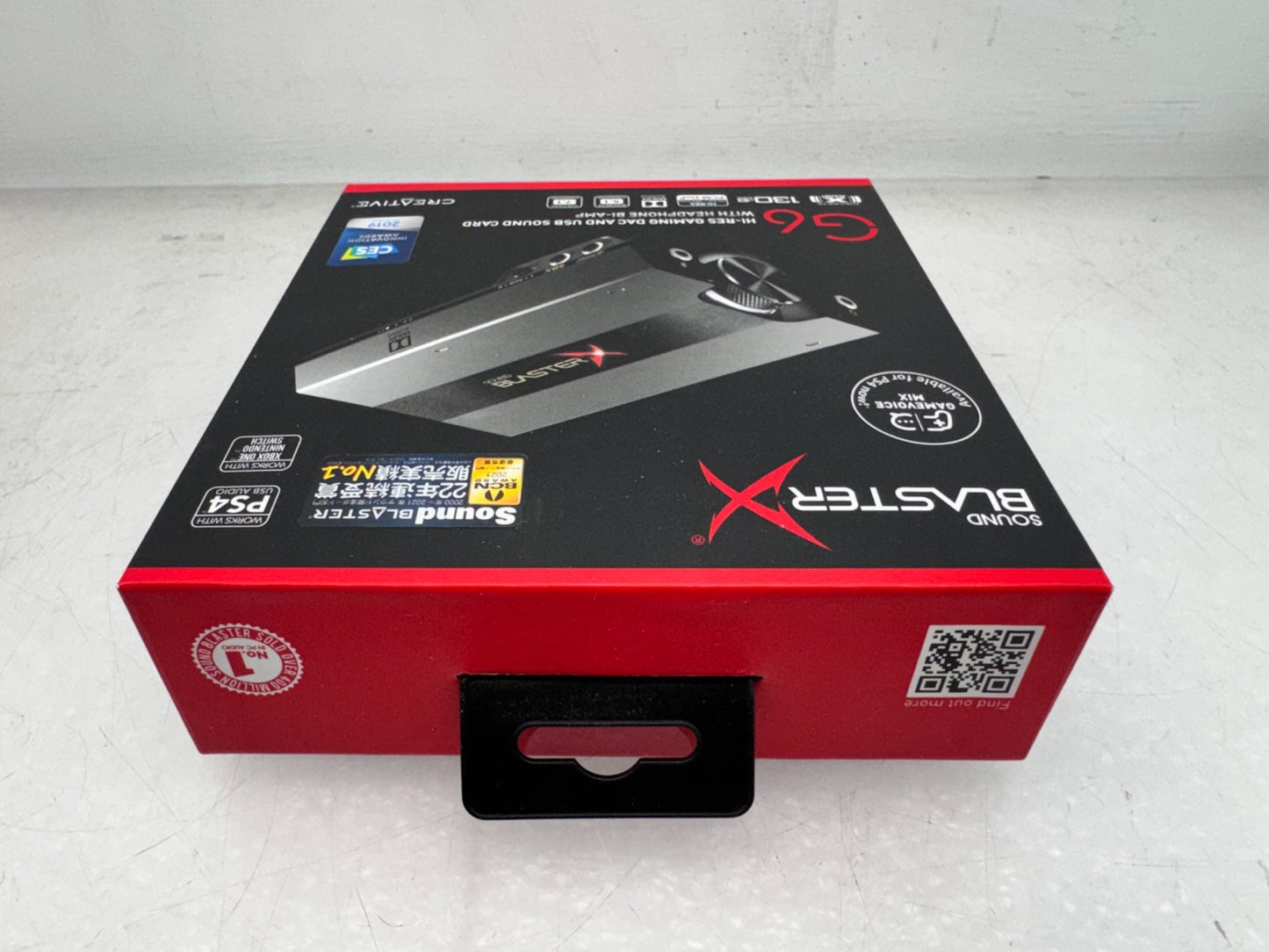 NEW Sound BlasterX G6 Hi-Res Gaming DAC and USB Sound Card w/Bi-Amp