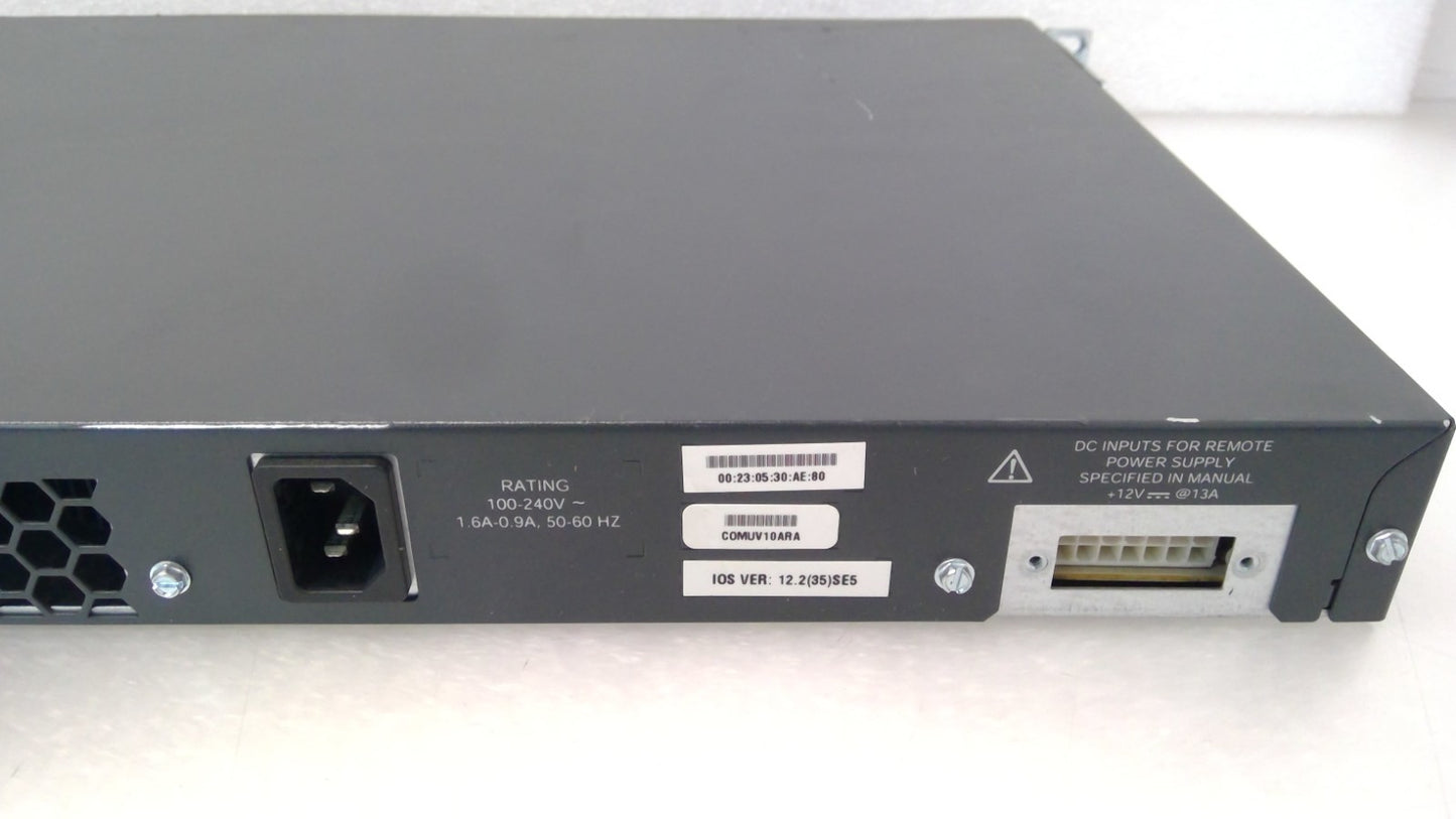 Cisco Catalyst WS-C3750G-24T-S 24 Port Managed Gigabit Ethernet Switch