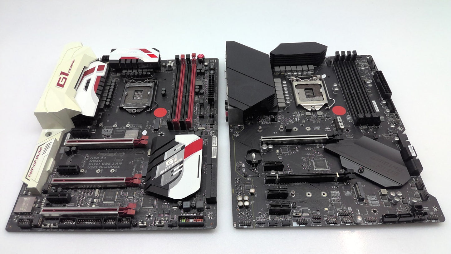 Lot of 2 * For Parts* GB GA-Z170X-Gaming & msi MPG Z490 GAMING PLUS Ｍotherboard