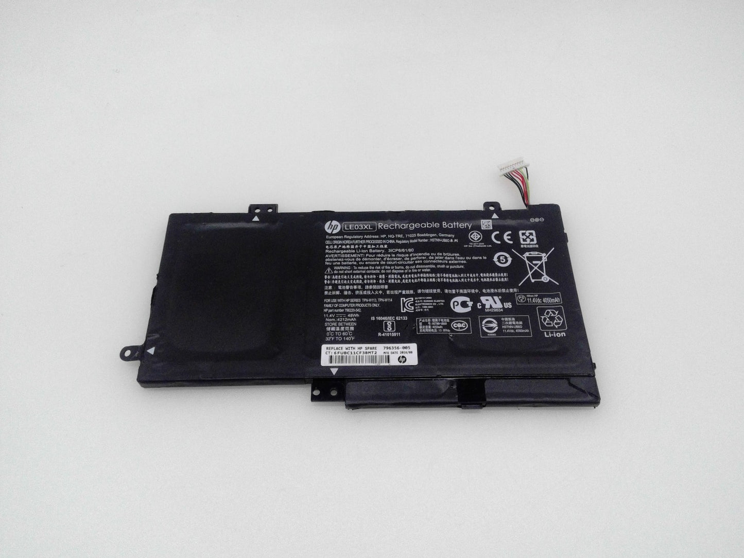 Genuine For HP Envy X360 m6 M6-W103dx 15.6" Battery 11.4V 48W LE03XL 796356-005