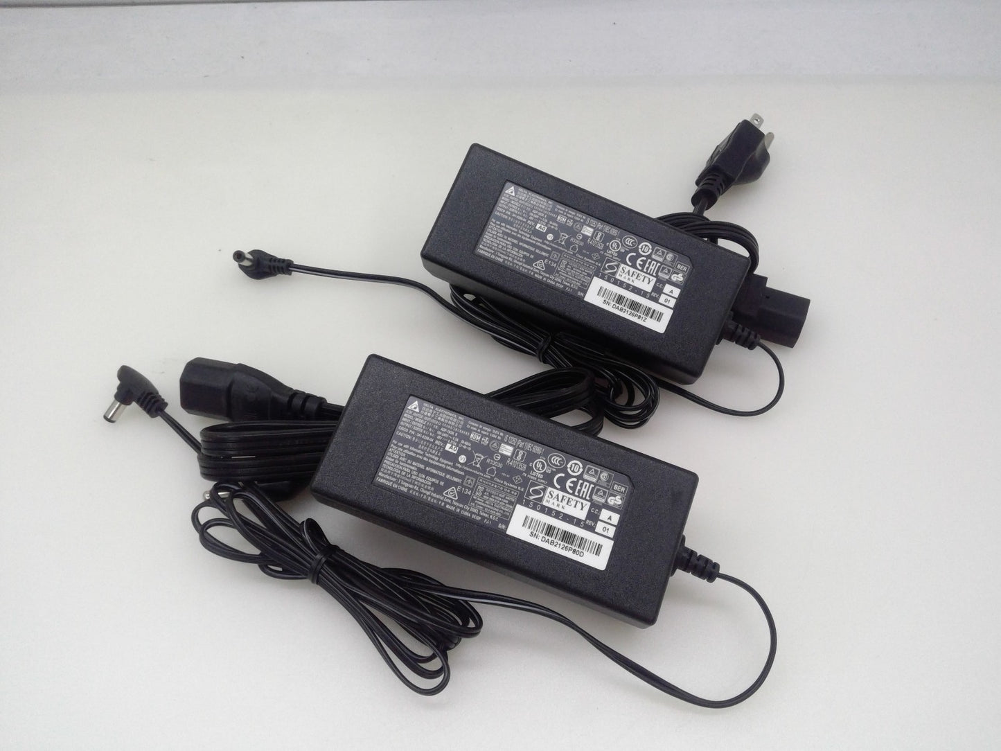Lot of 2 Genuine Delta Electronics ADP-18GR B Power Supply Adapter 48V 0.375A