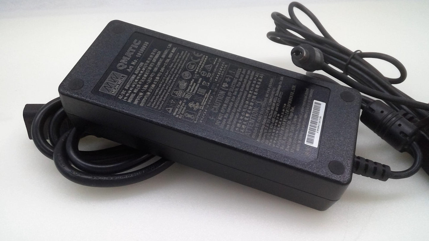 MEAN WELL 24V 3.75A 90W Desk Top Power Supply AC/DC  Adaptor Black GST90A24