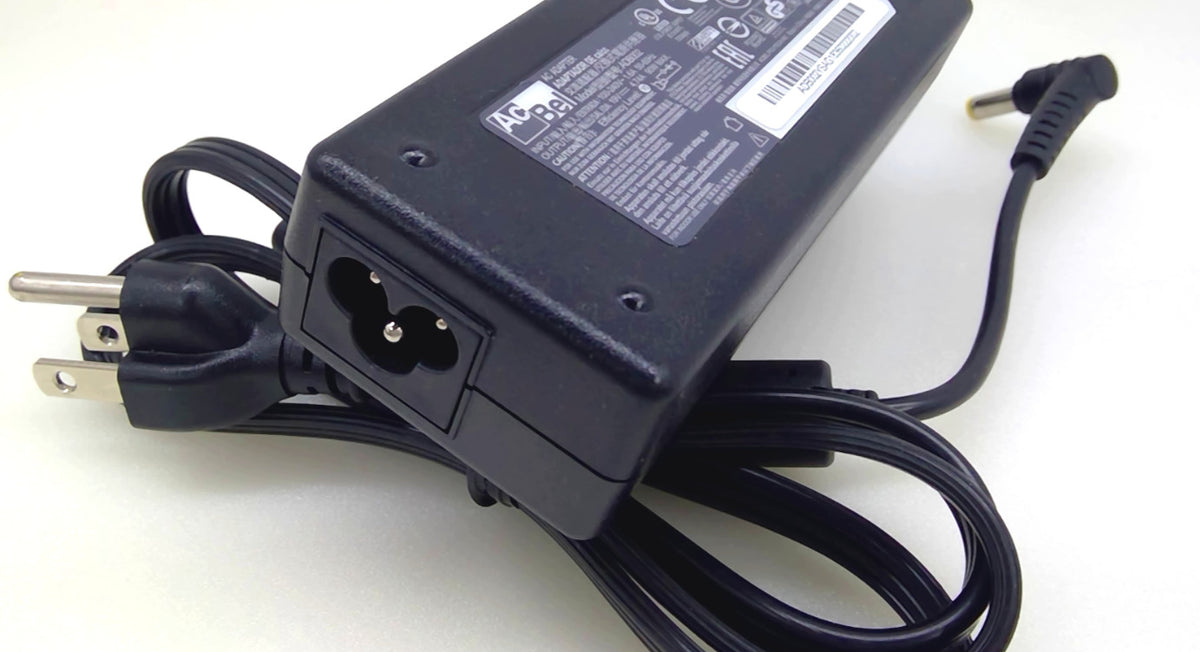 Genuine AcBel ADB002 90W 19V 4.74A AC Adapter Yellow Tip w/ AC Power Cord