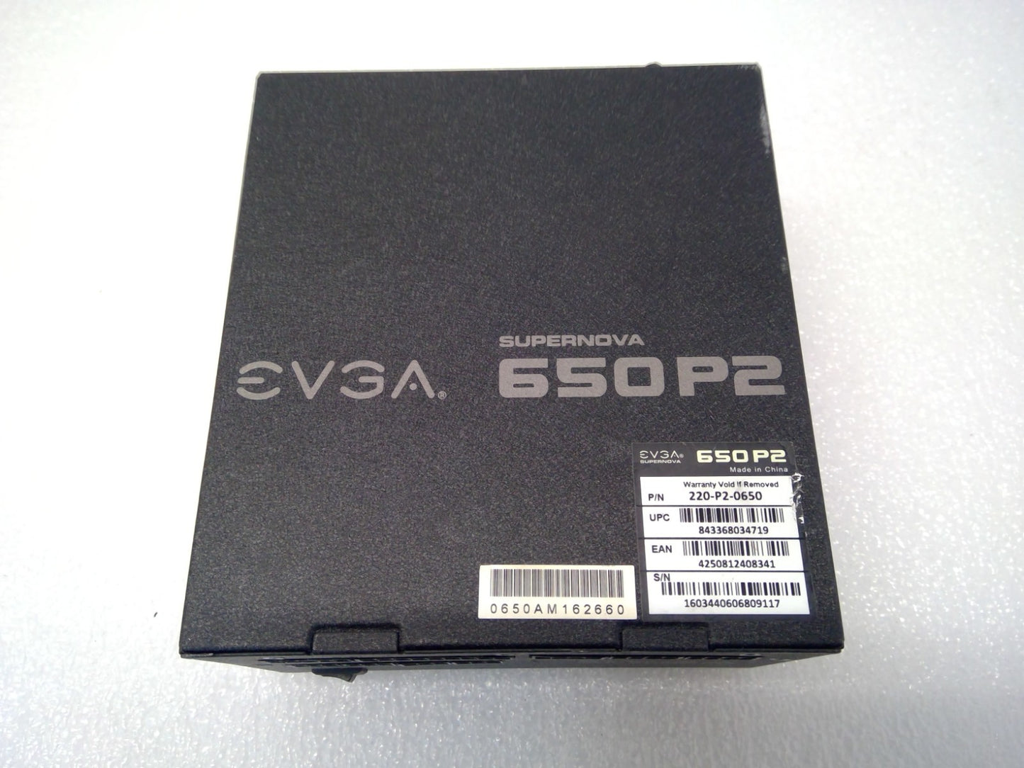 EVGA SuperNOVA 650 P2 80PLUS Platinum 650W Fully Modular Power Supply *No Cable*