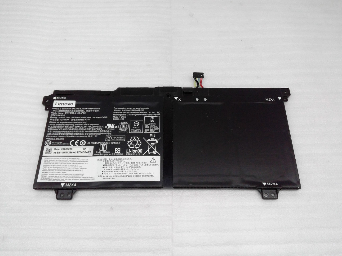OEM Battery for Lenovo Yoga Chromebook C630 C340-15 Series L18M4PG0 L18D4PG0