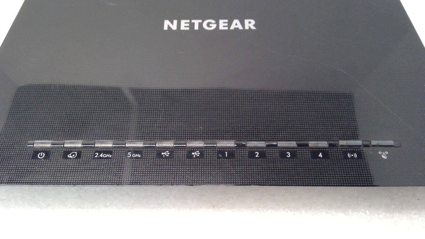 NETGEAR AC1750 Smart WiFi Router Black Model R6400v2 With AC