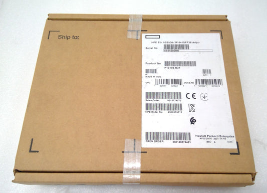 NEW HP ConnectX-5 10/25Gb 641SFP28 2 Port Etherent Adapter P10107-001 P10109-B21