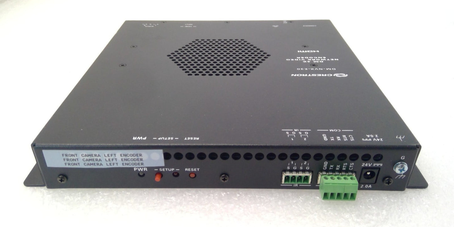 Crestron DM-NVX-E30 DM NVX 4K60 4:4:4 HDR Network AV Encoder *No AC Adapter
