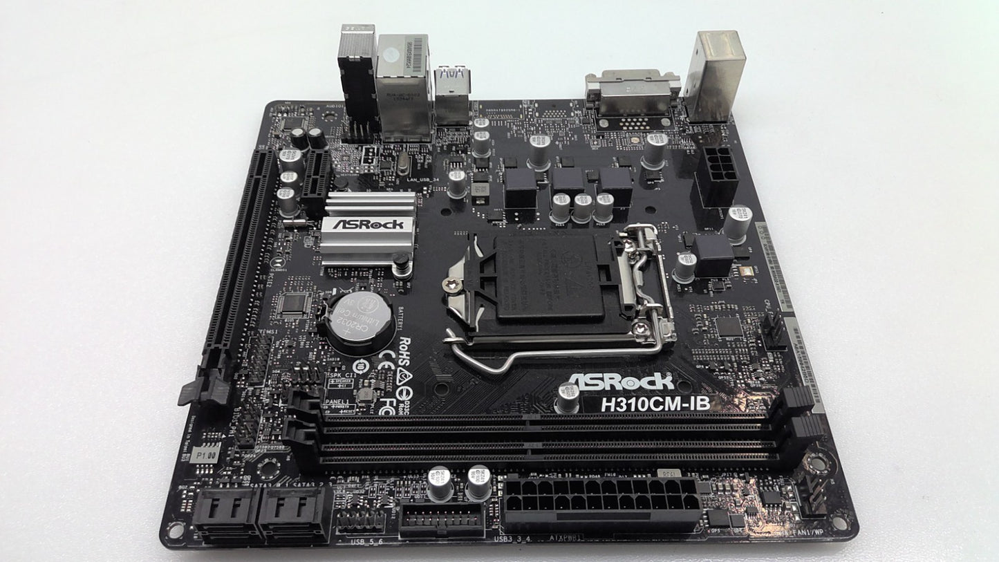 ASRock H310CM-IB LGA1200 DDR4 Micro ATX Motherboard No I/O Shield