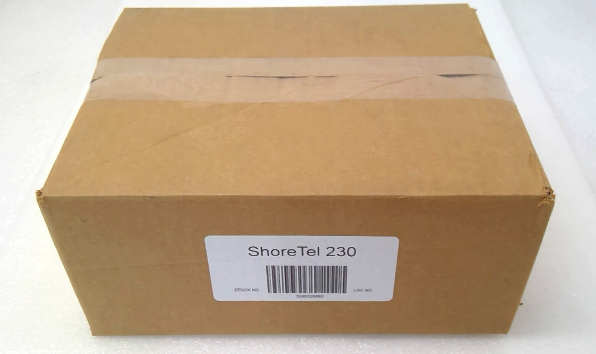 New ShoreTel IP 230 3-Line VoIP Business Desktop Phone Black IP230