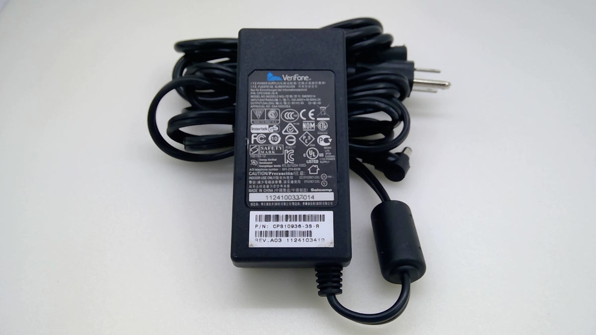Genuine VeriFone CPS10936-3S-R SM09001A 36W 9V 4A AC Adapter for VX510 POS Termi