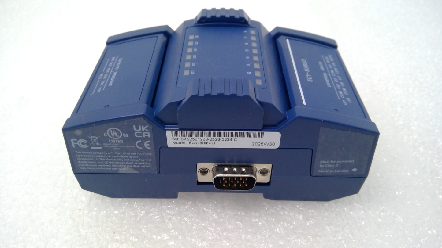 Distech Controls ECY-8UI6UO I/O Extension Module Eclypse 8 Input 6 Output