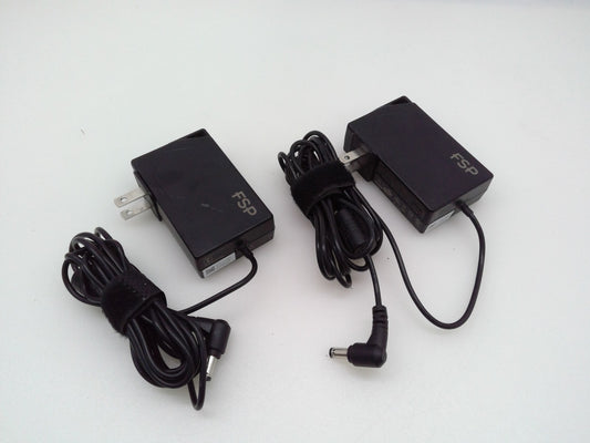 Lot of 2 Genuine FSP FSP065-10AABA AC Adapter 19V 3.43A 65W Wall Charger 5.5x2.5
