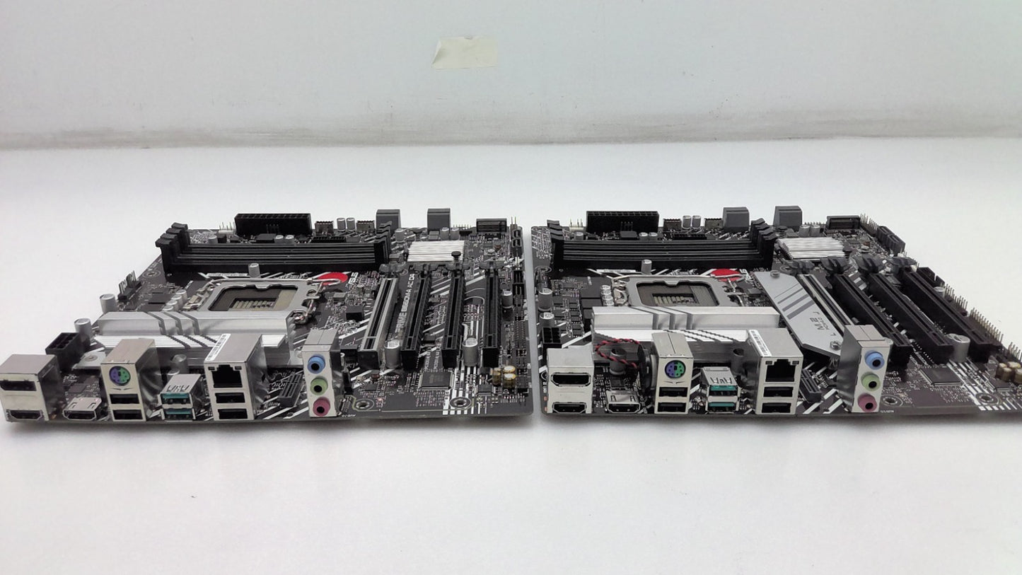 Lot of 2 *For Parts* ASUS PRIME B660M-A AC D4 LGA- 1700 Motherboard No WIFI