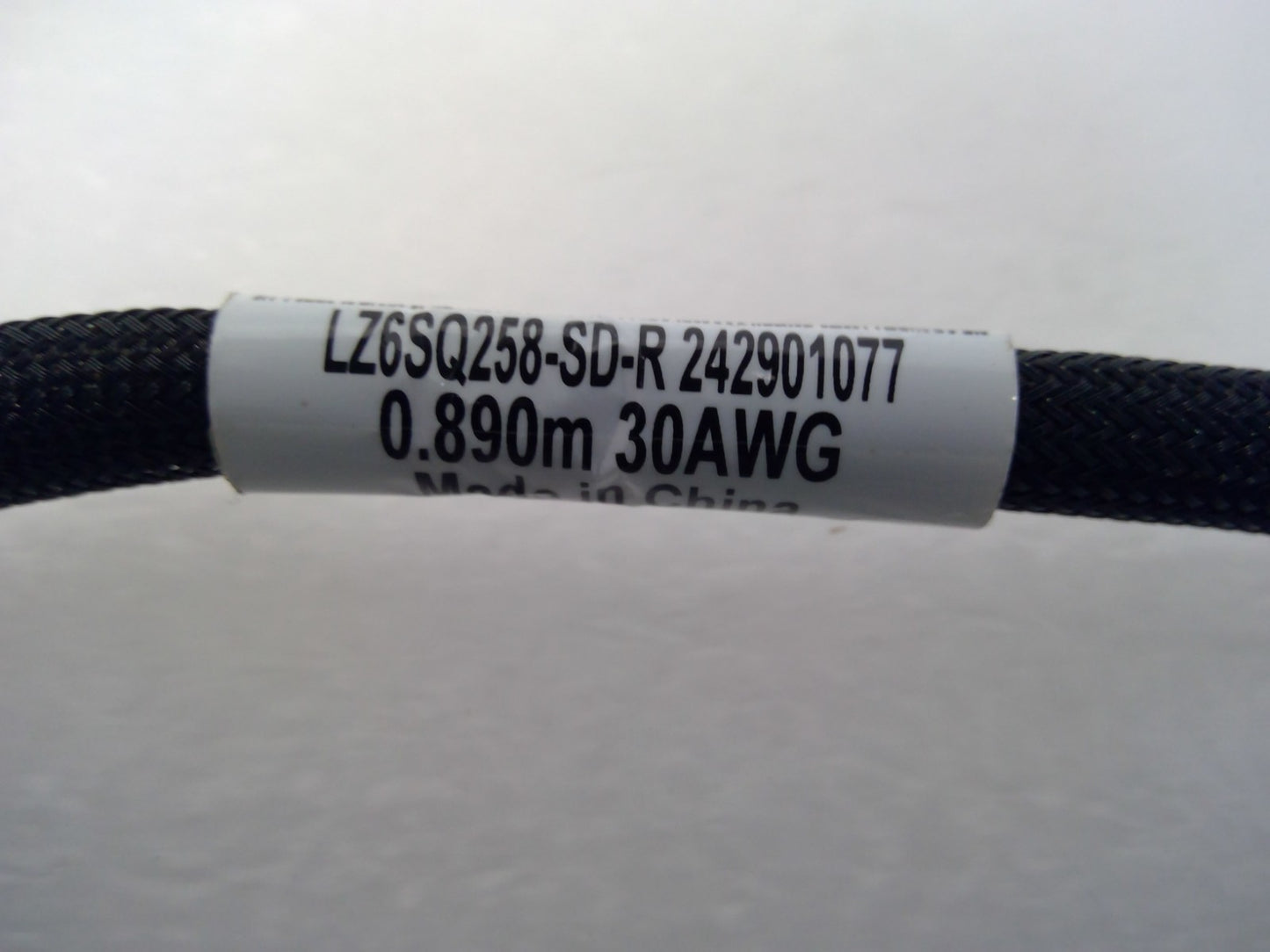 Luxshare 800G OSFP DAC Cable 0.89M 30AWG Passive Twinax Finned LZ6SQ258-SD-R