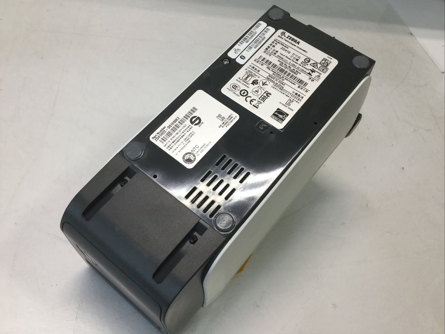 Zebra ZD410 Direct Thermal Label Printer USB Bluetooth Ethernet AC w/ Cutter