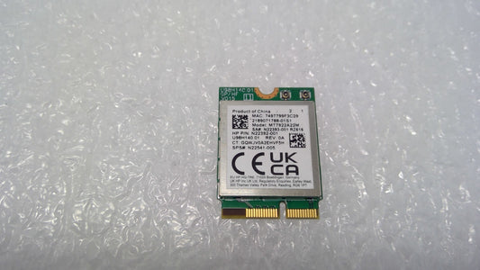 HP MT7922A22M  Mediatek Bluetoot M.2 2230 WiF i6E Wireless Card N22392-001 RZ616