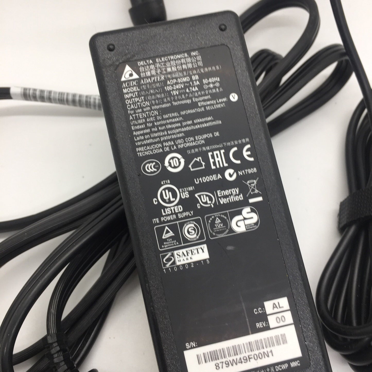 OEM Delta ADP-90MD BB Universal Laptop Charger AC Adapter 19V 4.74A 90W BLUE TIP