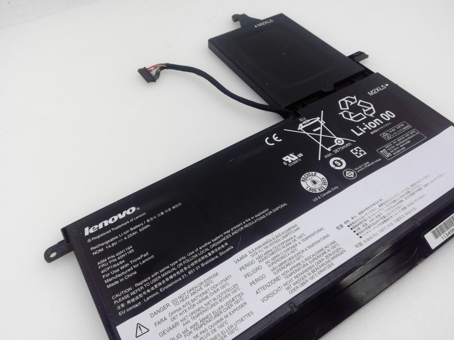 Genuine 45N1164 45N1165 45N1166 Battery for Lenovo ThinkPad S5-S530 S531 S540