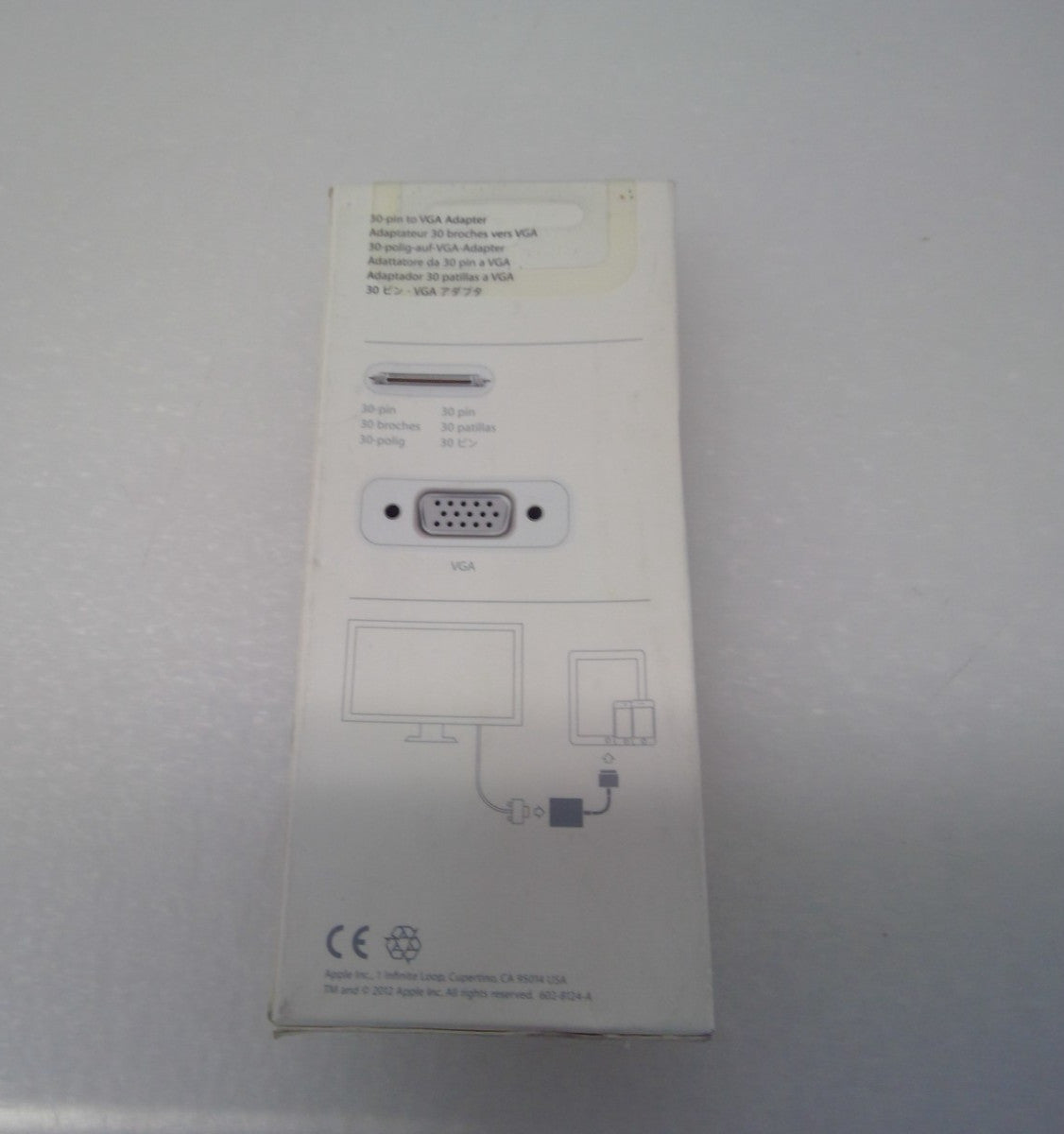 NEW Apple A1368 VGA Adapter for iPad iPhone and iPod Touch (30-pin to VGA) *Read