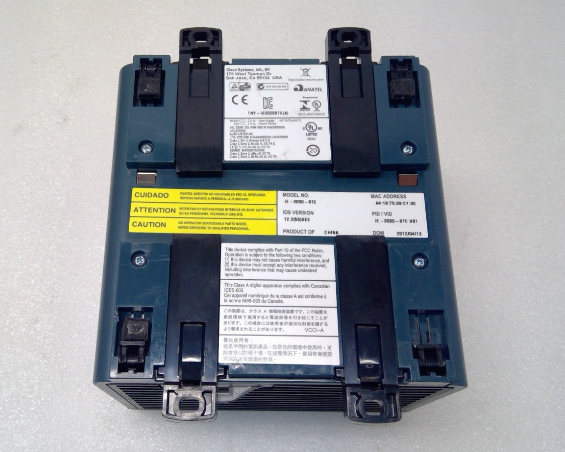 Cisco IE-3000-8TC 8-Port Industrial Ethernet 3000 Series Switch