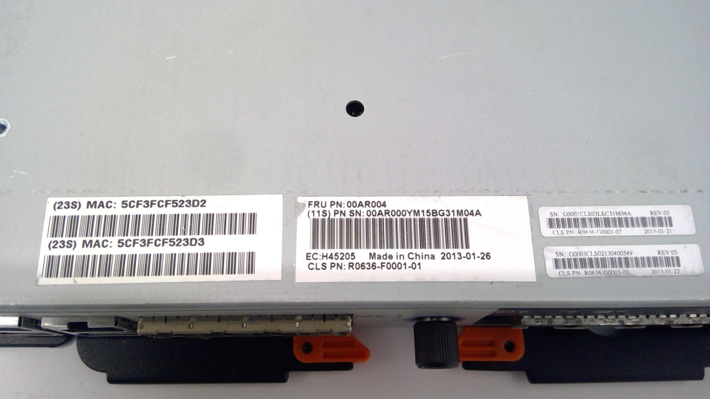 IBM 00AR004 Storwize V3700 Node Canister Controller R0636-F0001-01 - Read