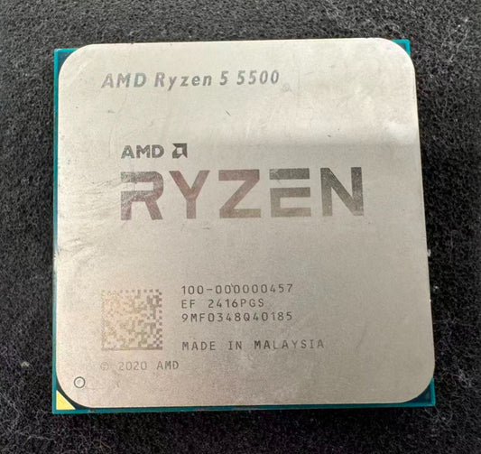 For Parts lot of 6 AMD Ryzen 5 5500 CPU (3.6GHz, 6 Cores, Socket AM4) Not work