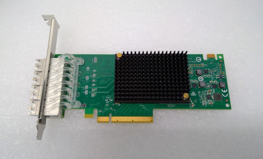 Emulex LPe31004-M6 4-Port 16Gb Fibre Channel Host Bus Adapt PCIe Card P5189-1403