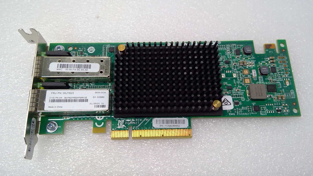 Lenovo 00JY823 Emulex VFA5 2-Port 10Gb SFP+ PCI-e 3.0 x8 Ethernet card 0AG573