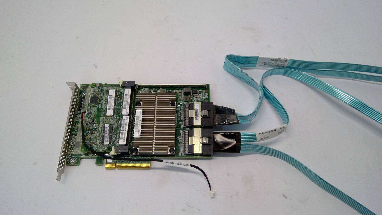 HP 761880-001 Smart Array P840 12Gb 2-Port SAS 726899-001 w/4GB kit and 2 Cables