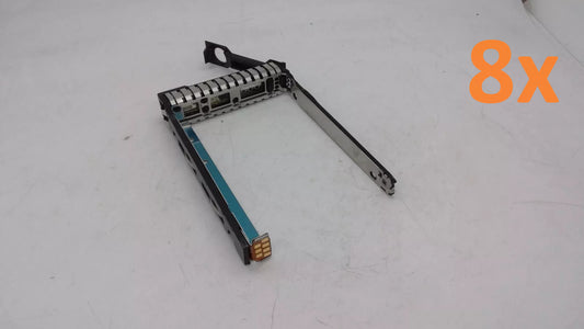 Lot of 8 - HP 651687-001 2.5" SFF Tray Caddy 651699-001 For HP Gen8 Gen9 Gen 10