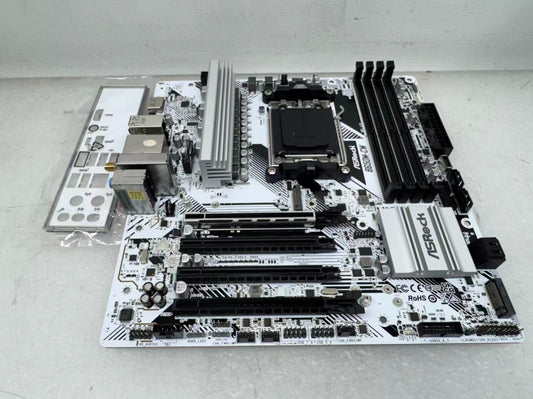 ASRock B650M-CW micro ATX White Motherboard AMD Socket AM5 DDR5 HDMI WIFI