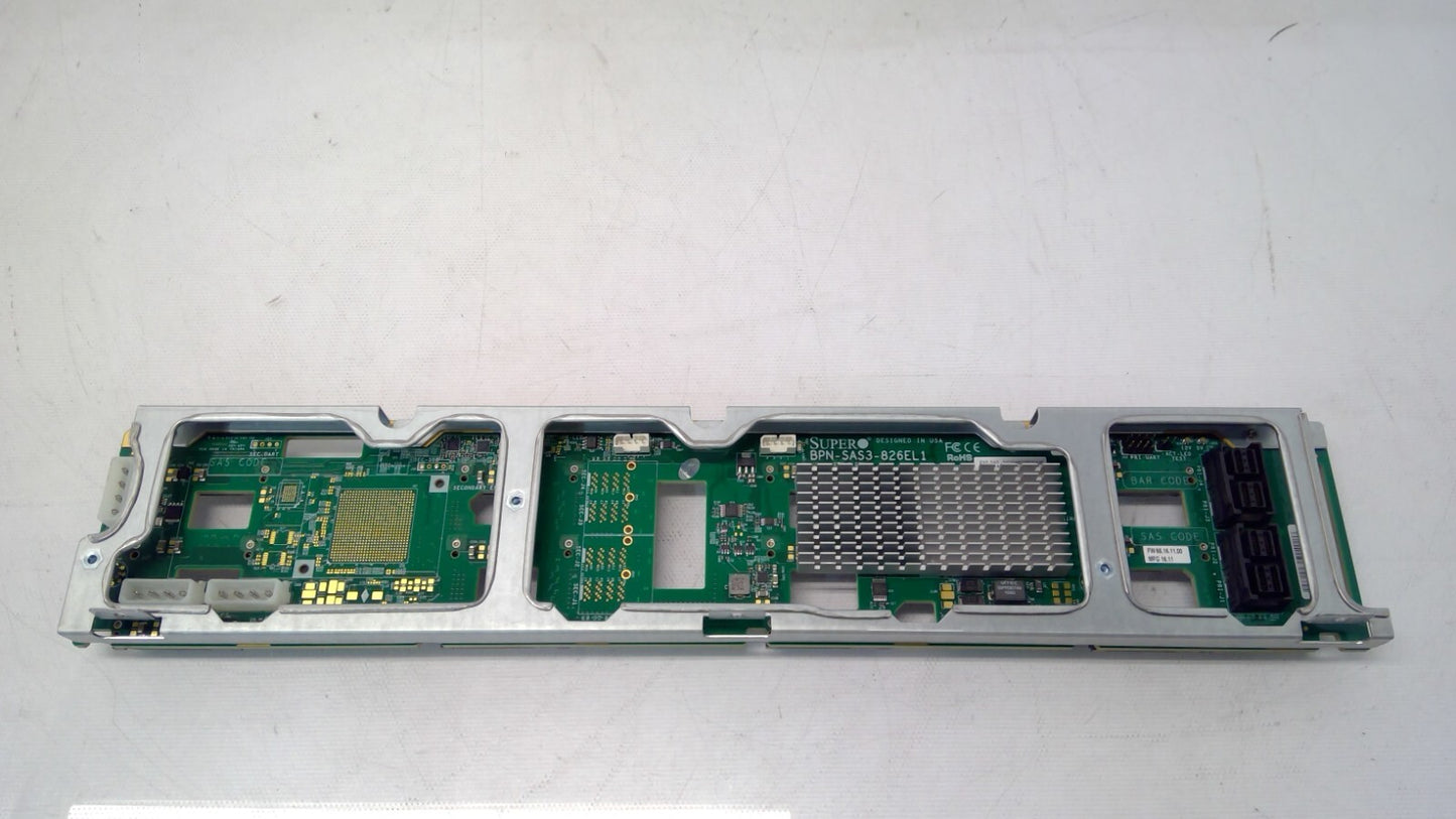 Supermicro Backplane BPN-SAS3-826EL1 12Gbs SAS / SATA 12x LFF SC829U