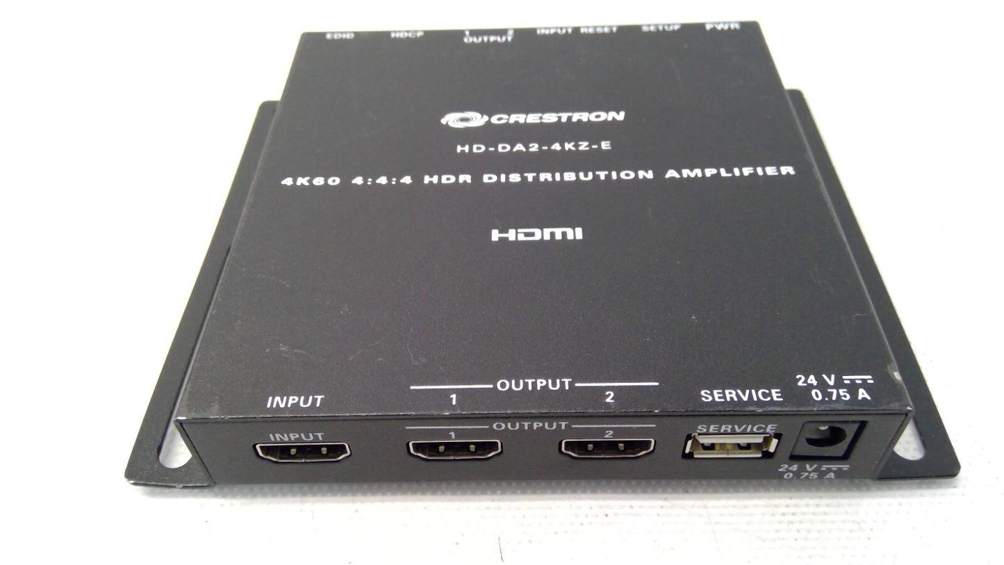 Crestron HD-DA2-4KZ-E HDMI 4K60 4:4:4 HDR Distribution Amplifier