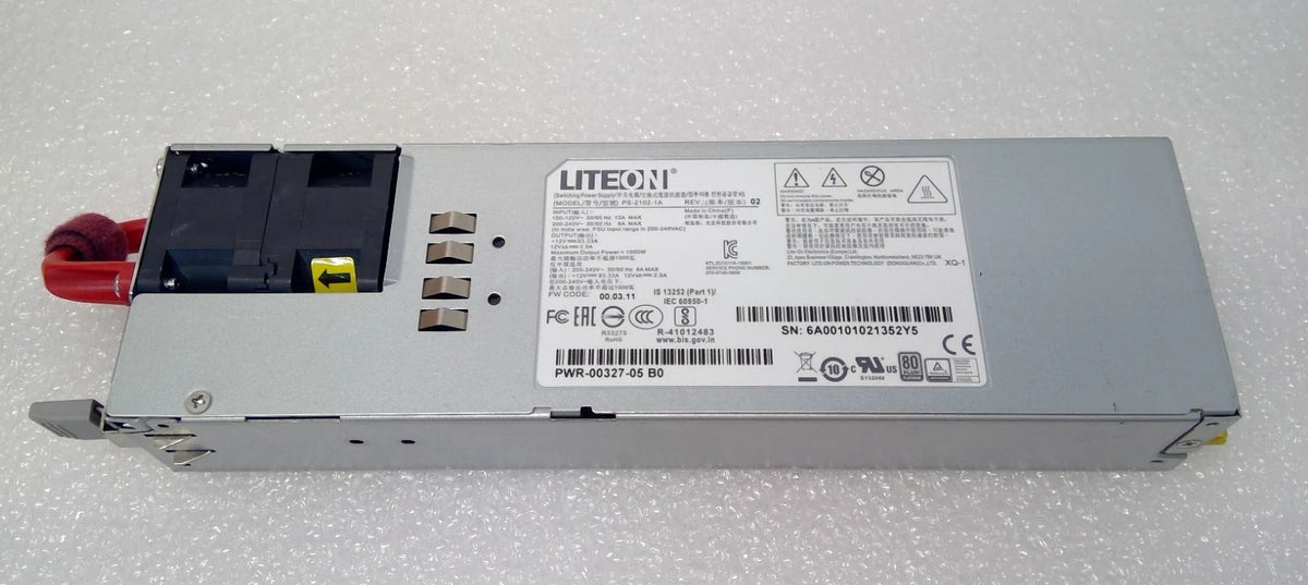 Arista PWR-1011-AC-RED 1000W AC 1U Power Supply PWR-00327-05 For 7280R3 7050X3