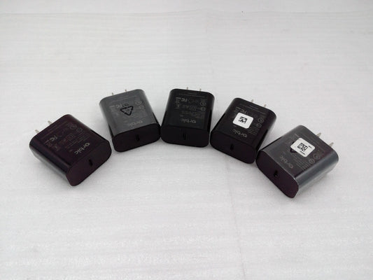 Lot of 5 Verizon Orbic 18W USB-C Fast Wall Charger Type-C OACH023US1