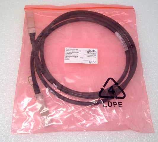 Nvidia Mellanox 100GbE QSFP 2.5m 26AWG Passive Copper Cable MCP1600-C02ALS(LSZH)
