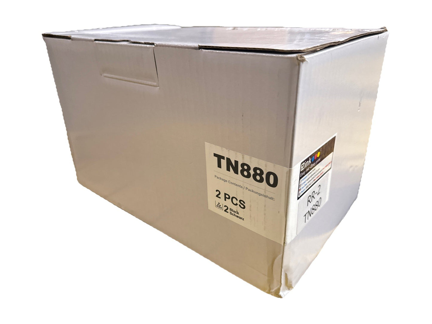 EZink for Brother TN880 Black Toner Cartridge TN 880 (2 Toners)