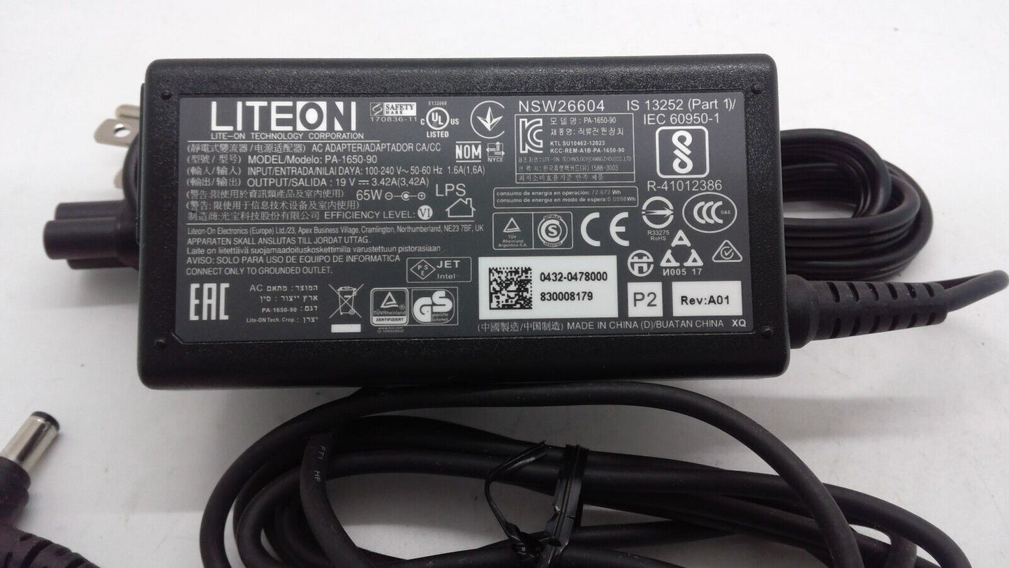 OEM Liteon 19V 3.42A 65W PA-1650-90 For Intel NUC Kit NUC5I5RYK Desktop i5-5250U