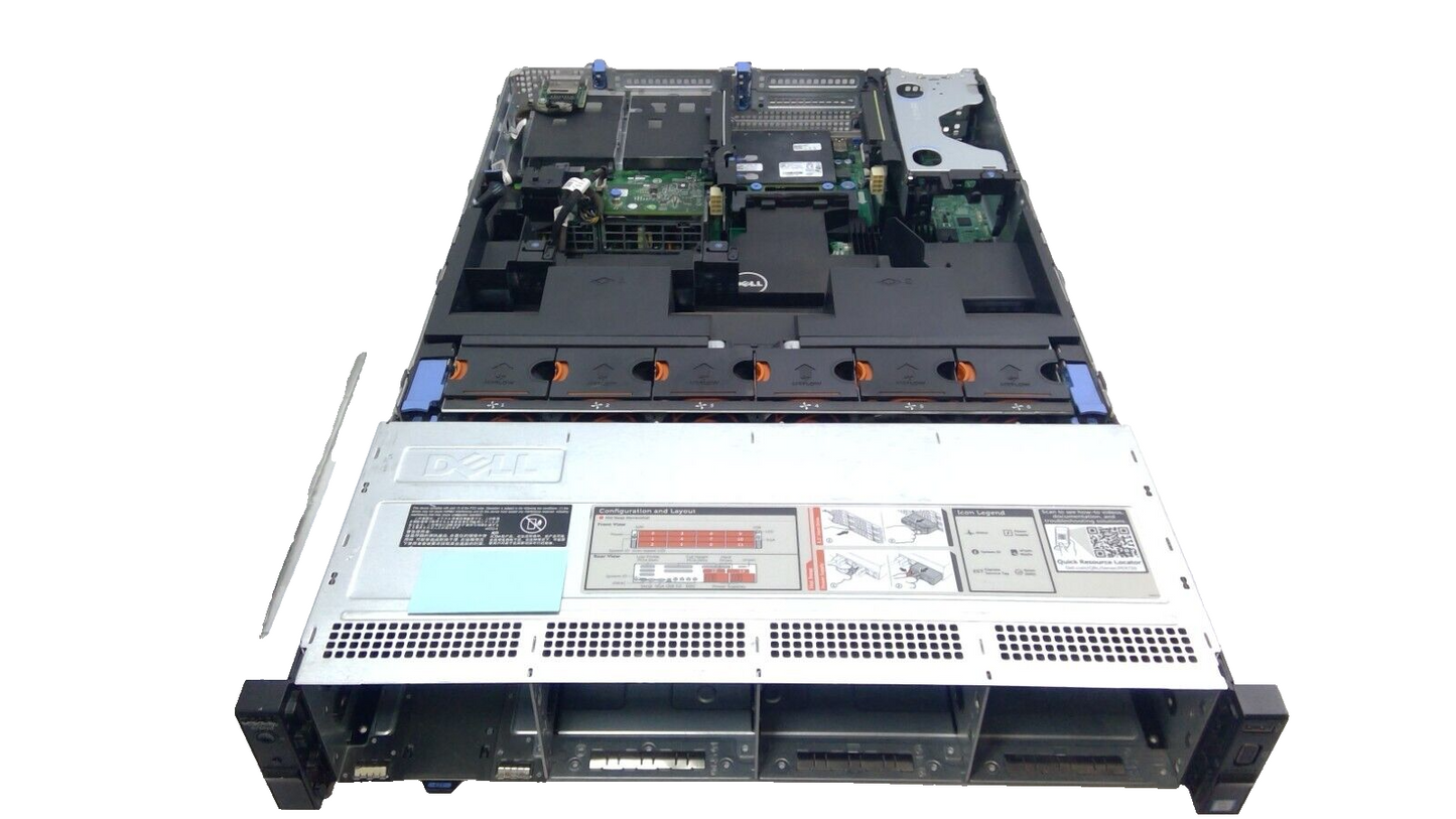 DELL PowerEdge R730xd 12 BAY 3.5" + 2 Bay 2.5" Barebone, 2x 1100W HBA330 2x SFP+